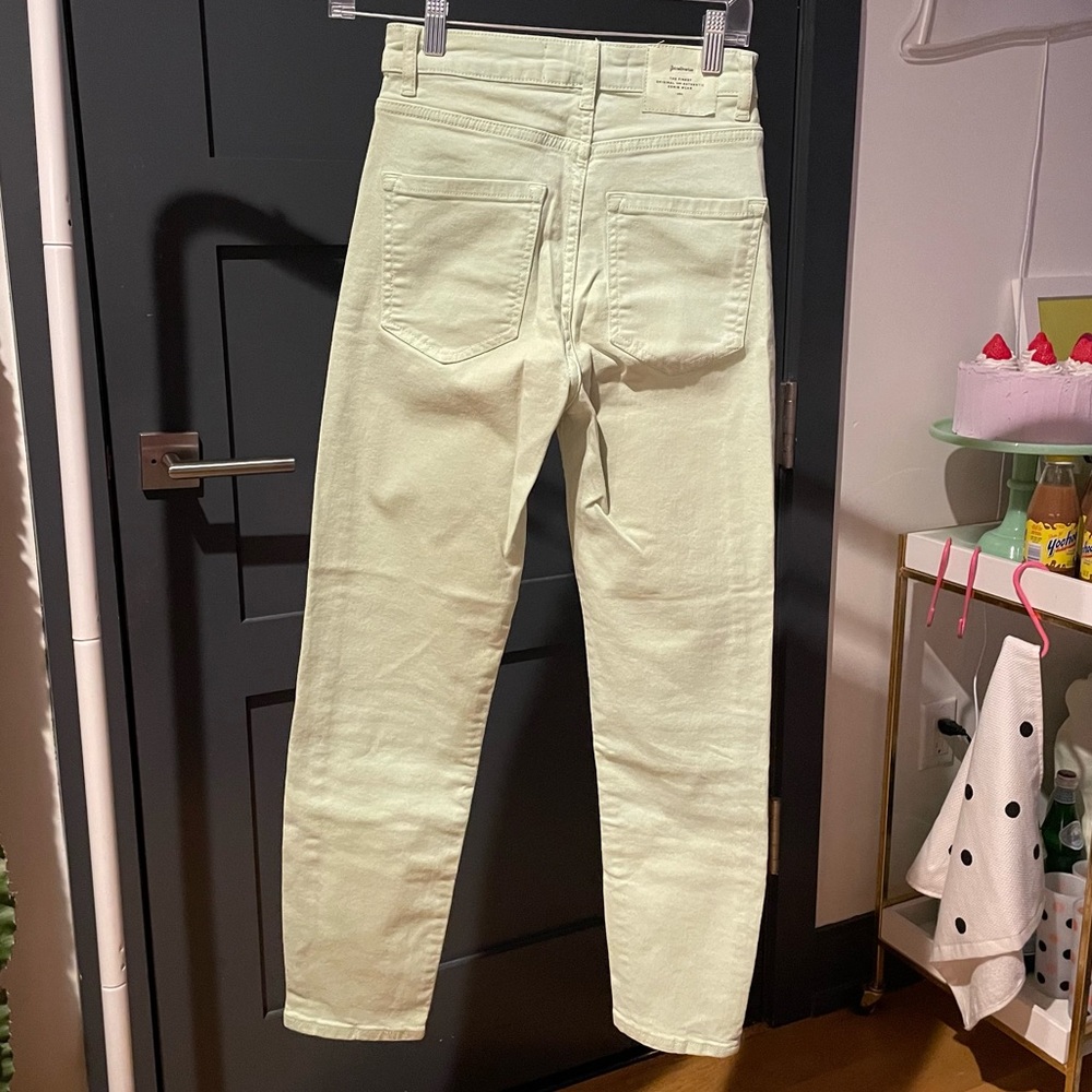 Stradivarius mint light colored denim jeans skinny asos